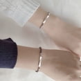 thumbnail image 2 of Set de pulseras para parejas, plata 925, ajustables, 3 g, 2 of 2