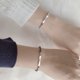 thumbnail image 2 of Set de pulseras para parejas, plata 925, ajustables, 3 g, 2 of 2