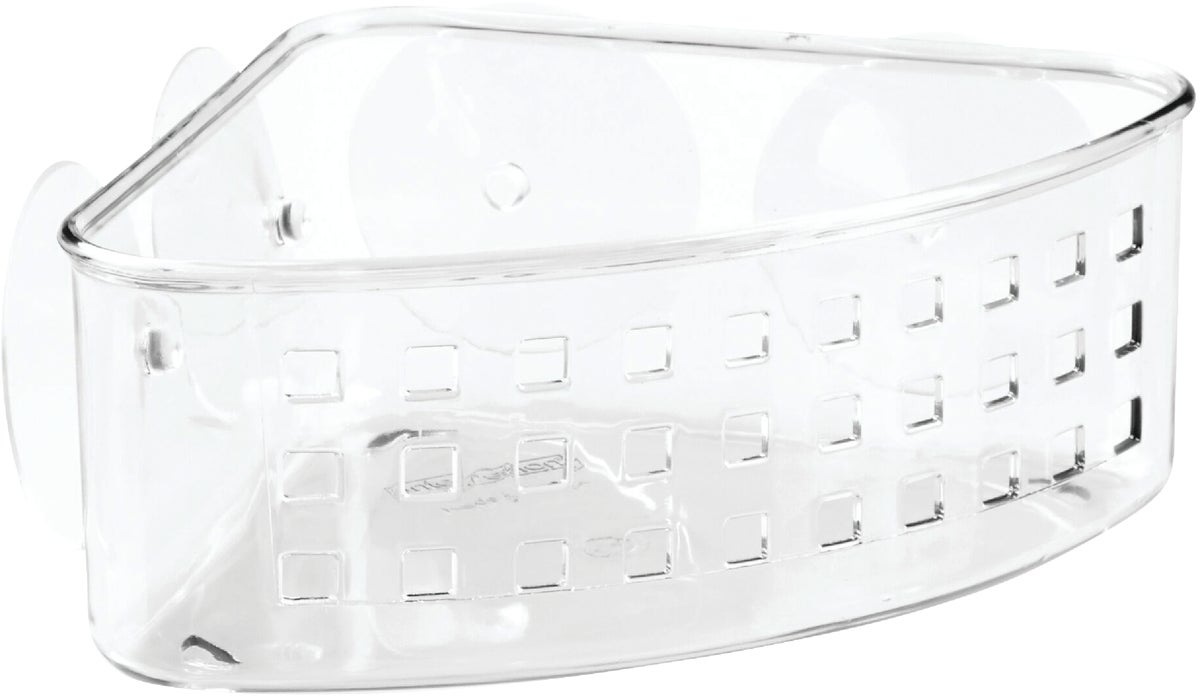 Interdesign iDesign Suction Shower Basket Clear