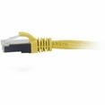 thumbnail image 3 of C2G 3ft (0.9m) Cat6a Snagless Shielded (STP) Ethernet Network Patch Cable, Yellow, RJ45, M/M, 3 of 3