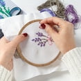 thumbnail image 3 of Shisuyan 4pcs Embroidery Hoops Durable Reusable Cross Stitching Circles Various Shapes For Diy Crafts And Beginners, 3 of 8