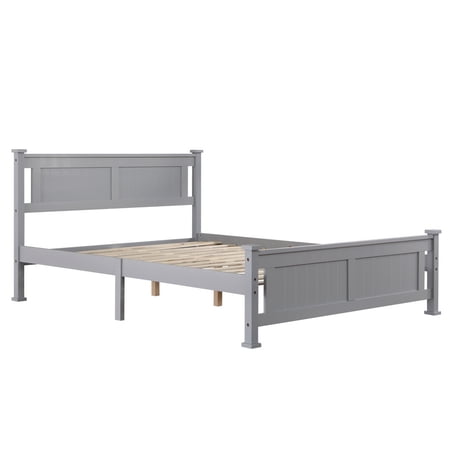 Sharpstar Vertical Decorative Core Bed Grey Full