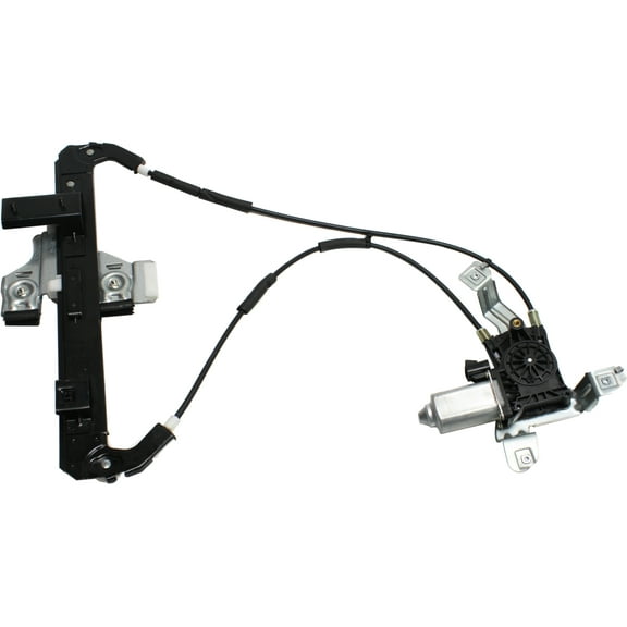 Window Regulator Compatible For 2000-2006 Chevrolet Tahoe 2002-2006 Cadillac Escalade Rear, Left Driver Power With Motor