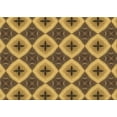 thumbnail image 1 of Ahgly Company Machine Washable Indoor Rectangle Transitional Saddle Brown Area Rugs, 2' x 4', 1 of 7