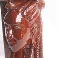 thumbnail image 2 of An Angelic Profile Hand carved West African Home Decor Table Lamp, 2 of 4