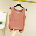 thumbnail image 2 of Débardeur d'Hiver Sans Manches pour Femmes Élégant Col Rond Confortable Couleur Unie Régulier, 2 of 6