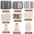 thumbnail image 4 of Juego de 10 bolsas organizadoras de equipaje Packing Cubes YEEYAA para toda la familia, 4 of 6