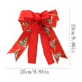thumbnail image 3 of Dalxymotic Christmas Bow Hanging Decoration, Holiday Tree Wreath Door Wall Accent, Festive Home Party Arrangement Bow, Bow Decor, Christmas Decoration for Tree, Wreath, Door, Wall, 3 of 5