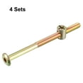 thumbnail image 2 of Uxcell M6x90mm Furniture Bolt Nut Set Carbon Steel Zinc Plated 4 Sets, 2 of 3