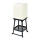 thumbnail image 1 of Cubo de basura minimalista, cubo para residuos de papel, para uso doméstico, dormitorio, oficina, tocador. Negro, 1 of 9