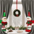 thumbnail image 3 of Dserfhy Christmas Cartoon Doll Curtain Buckle Plush Elf Boy/Girl Curtain Tieback Hold Back Fastener for Xmas Holiday Home Window Decoration, 3 of 7