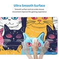 thumbnail image 4 of Pofeuu Colorful Cats Pattern Art Print Mouse Pad,Rubber, Multipurpose Comfortable Waterproof Mousepad Desk Mat for Gamer Office Home, 4 of 8
