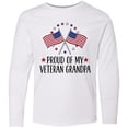 thumbnail image 3 of Inktastic Military Proud of Veteran Grandpa Long Sleeve Youth T-Shirt, 3 of 5