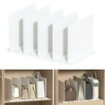 thumbnail image 3 of Guardoinrt Closet Shelf Dividers Partition for Kitchen, Office, Pantry Easily Install White 5 Grid, 3 of 8