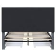thumbnail image 4 of Furniture of America Tink Platform Fabric Full Bed with Drawers in Gray, 4 of 8