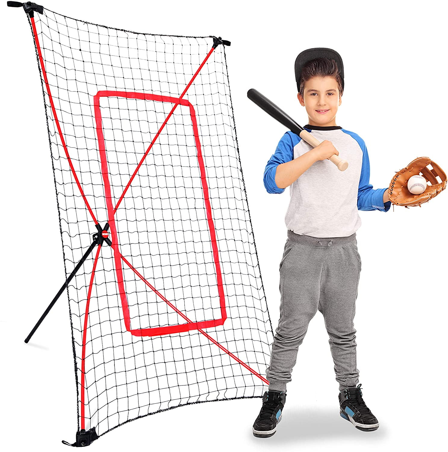 NEW SKLZ Youth Pitchback Rebound Nets Great Throwing Pitching &Fielding Training 