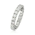 thumbnail image 3 of Ross-Simons 1.10 ct. t.w. Moissanite Eternity Band in Sterling Silver, Women's, Adult, 3 of 6