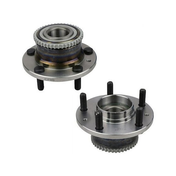 Rear Wheel Bearing Hub Assembly Set of 2 - Compatible with 2000 - 2003 Mazda Protege (with Front and Rear Disc Brakes) 2001 2002