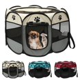 thumbnail image 2 of ODOMY Portable Foldable Pet Tent Playpen Fence Puppy Pen Soft Kennel Cat Cage Safe Guard Indoor Outdoor, 2 of 13