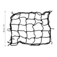 thumbnail image 2 of Uxcell 15x15" Extendable Motorcycle Cargo Net Luggage Debris Tie Down Net with Hooks Black, 2 of 6