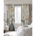 thumbnail image 3 of White Spring Floral Blackout Curtains 84 Inches Long for Bedroom, Modern Oil Painting Farmhouse Thermal Insulated Room Darkening Black Out Window Curtain Panels Grommet Drapes for Living Room, 3 of 8