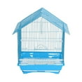 thumbnail image 2 of YML Group 1114BLK House Top Style Small Parakeet Cage, 11" x 9" x 16", 2 of 5