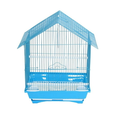 UPC: 0833775010550 | YML A1114MBLU House Top Style Small Parakeet Cage