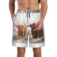 thumbnail image 1 of Fotbe Yak Trajes de Baño Estampados para Hombre, Shorts de Verano de Secado Rápido, Ropa de Playa, Bañadores-Small, 1 of 6