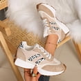 thumbnail image 5 of Dakaela Women's Fashion Sneakers Suede Casual Tennis Shoes Classic Retro Non Slip Walking Shoes with Arch Support Size 6, 5 of 8