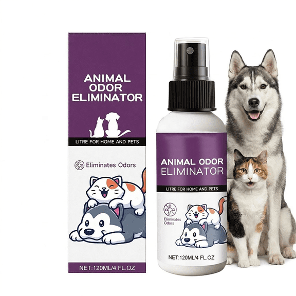 Pet Odor Eliminator Spray, Pet Odor Eliminator For Home, Air Fresheners For Home, Absorb & Remove Strong Odors from Pets, Cat Litter, Dog Poop, Urine Smells