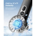 thumbnail image 2 of SOTHING Handheld Fan, with Cooling Compress, 1-100 Stepless 18hrs Battery Life, Digital Display, 30dB Ultra-Quiet, USB-C Rechargeable, Portable Handheld Turbo Fan for Travel, Indoor & Outdoor C108, 2 of 3