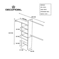 thumbnail image 4 of Closet Ropero Armario Mueble Organizador DECOMOBIL CLO-02-240X210-BA, 4 of 4