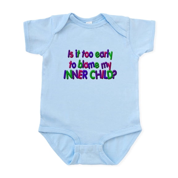 CafePress - Too Early To Blame My Inner C Infant Bodysuit - Baby Light Bodysuit, Size Newborn - 24 Months