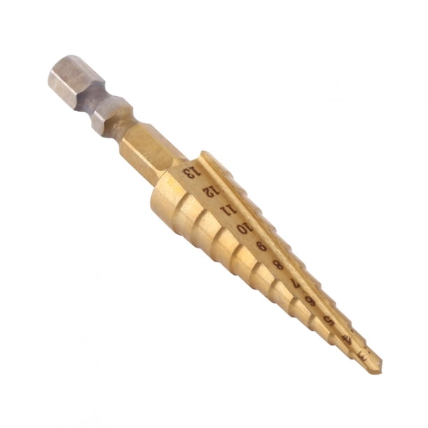 Broca escalonada Jadeshay HSS 1 pieza Broca cónica para orificios de Acero de alta velocidad 3 mm A 13 mm