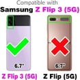 thumbnail image 2 of Phone Case for Samsung Galaxy Z Flip 3 5G 2021 Wallet Cover with RFID Blocking Ring Crossbody Wrist Strap Stand Credit Card Holder Leather Cell Accessories ZFlip3 Z3 Flip3 3Z Women Men Black, 2 of 11