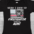 thumbnail image 4 of Inktastic When I Grow Up I Want to Be a Firefighter Like My Aunt Boys or Girls Baby Bodysuit, 4 of 5