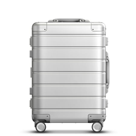 Xiaomi 90FUN Spinner Wheel Luggage Travel Suitcase 20-inch Carry-on with Y belt Pull-rod top-grade all-aluminum magnesium alloy Body Coded (The Best Alloy Wheels)