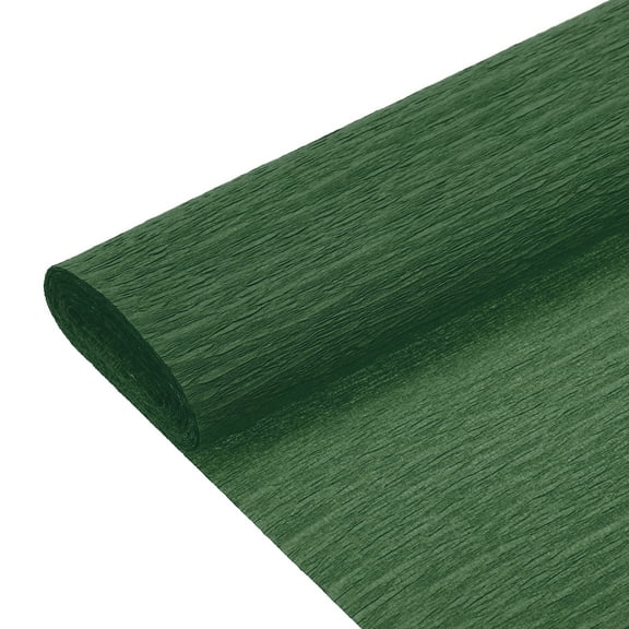 Uxcell Crepe Paper Roll 8.2ft Long 9.84 Inch Wide for Wedding Ceremony Various Large Festivals Decoration, Army Green