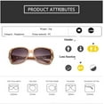 thumbnail image 3 of Vintage Sunglasses Women Gradient Lens Driving Sun glasses UV400 Oculos De Sol, 3 of 6
