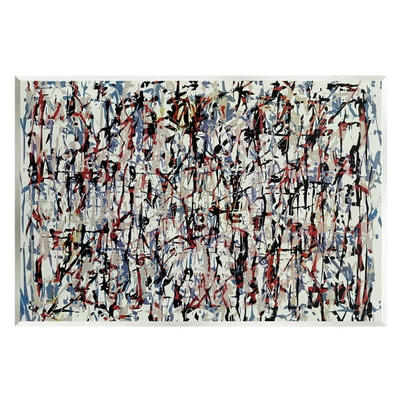 Stupell Industries Urban Style Abstract Splatter Abstract Painting Unframed Art Print Wall Art, 15 x 10