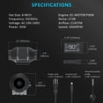 thumbnail image 4 of Ventilador de Conducto Inline Toolazy Silencioso 4" 214m³/h con Controlador WiFi, 4 of 8
