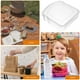 thumbnail image 5 of Contenedor de sándwich transparente con forma de tostada, caja de almacenamiento para preparación de comidas y refrigerios, 5 of 5