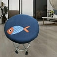 thumbnail image 3 of Stretchable Round Bar Stool Cover 11-16" Washable Dustproof Elastic Seat Cover Polyester 28-40cm for home and hotel, 3 of 8