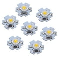 thumbnail image 1 of 25Pcs LED Chip, 0.5W 5V LED Chip Bulb Light Beads High Power Lamp Bead Light Source Chip with Aluminum Plate for Floodlight, LED Chip Lighting Spotlight Bulb Replacement, 1 of 7