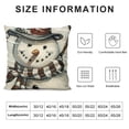 thumbnail image 5 of Hello Winter Gray Decorative Throw Pillow Covers, Truck Porch Outdoor Home Decor, Wreath Gloves White Stripe Holiday Seasonal Couch Cushion Case, 5 of 5