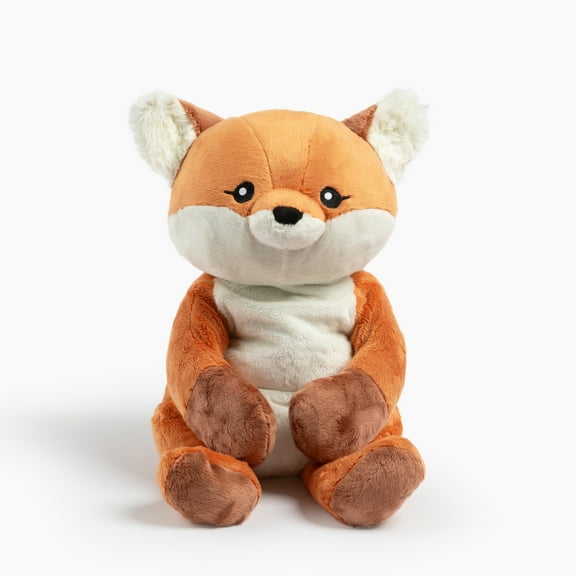 Hugimals Forrest the Fox 4.5lbs Weighted Self Care Stuffed Animal Stress and Anxiety Relief Plush for Adults and Kids