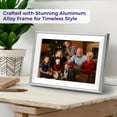 thumbnail image 4 of Frameo 10.1" Wifi ELIME Digital Picture Frame - Auto Rotate - 32GB Storage, Micro SD Slot, 4 of 8