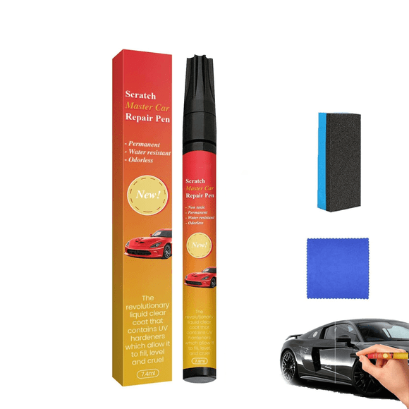 Stylo Magique pour Enlever les Éraflures de Voiture, Nouveau 2025 Stylo Magique pour Toutes les Voitures pour Éraflures de Voiture Stylo de Retouche de Peinture de Voiture avec Résine Légère Enlève-Éraflures de Voiture pour Voiture Motocyclette Bateau, Séchage Rapide, Facile à Utiliser (1)