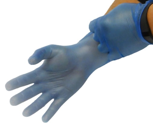 Blue Vinyl Disposable Gloves Size SMALL 2000 count case 