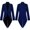 B_ Blue Coats for Men, variant on YLSDY Mens Medieval Jacquard Tailcoat Fake Two Piece Lapel Long Swallow Tuxedo Jacket for Halloween Cosplay Party Stage Performance Costume Black L